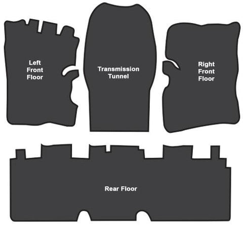 1970-76 Plymouth Duster Sound Deadener 4pc EVA