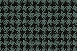 1966-1967 Oldsmobile 442 Trunk Mat 05V Aqua Houndstooth TM Vinyl