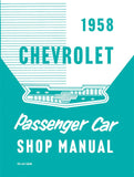 1958 Chevrolet Passenger Car Shop Manual (Licensed High Quality Reproduction)