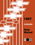 1987 Chevrolet Camaro Shop Manual Chassis & Body Includes 11x26 Wiring Diagrams