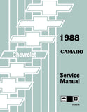 1988 Chevrolet Camaro Service Manual (Chassis & Body)