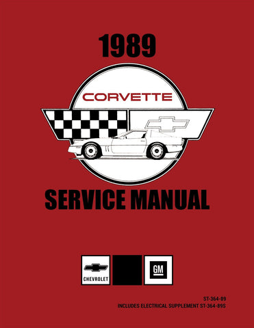 1989 Chevrolet Corvette Service Manual & Electrical Supplement (Chassis & Body)