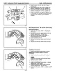 1998 Camaro Firebird Service Manual 3 Volume Setment