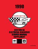 1990 Chevrolet Corvette Electrical Diagnosis Service Manual Supplement