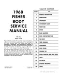 1968 Fisher Body Service Manual