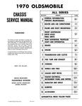 1970 Oldsmobile Chassis Service Manual