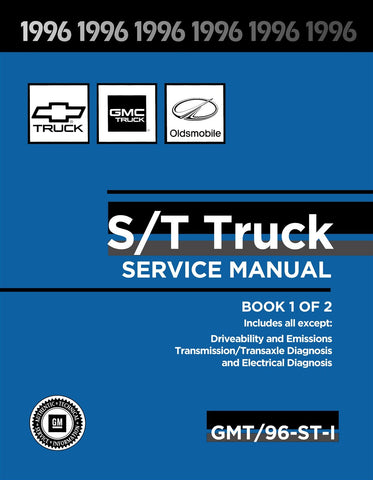 1996 Chevrolet & GMC S / T Truck Service Manual 2 Book Set