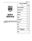 1988 Pontiac Fiero Service Manual