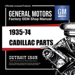 1935-1974 Cadillac Parts Manuals (Only)