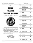 1961 Buick Chassis Service Manual - LeSabre, Invicta, Electra