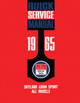 1965 Buick Skylark Gran Sport Shop Manual Supplement