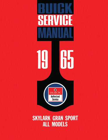 1965 Buick Skylark Gran Sport Shop Manual Supplement