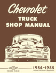 1954 - 1955 Chevy Truck Shop Manual - 1st Series