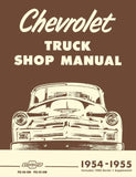 1954 - 1955 Chevy Truck Shop Manual - 1st Series