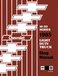 1985 Chevy LD Truck 10-30 Series Shop Manual