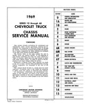 1969 Chevy Truck Chassis Service Manual