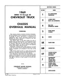 1969 Chevrolet Truck Overhaul Manual