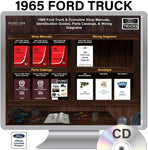 1965 Ford Truck / Van Shop Manuals, Wiring Diagrams & Parts Books on CD