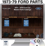 1973-1979 Ford Parts Manuals (Only) on CD