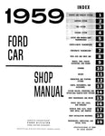 1959 Ford Car Shop Manual