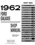 1962-1963 Ford Galaxie Shop Manual