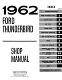 1962 - 1963 Ford Thunderbird Shop Manual