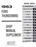 1962 - 1963 Ford Thunderbird Shop Manual