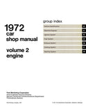 1972 Ford Car Shop Manual 5 Volumes (Licensed Reprint)