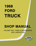 1968 Ford Truck Shop Manual (4 Vol)