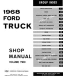 1968 Ford Truck Shop Manual (4 Vol)