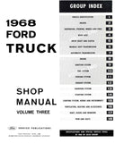 1968 Ford Truck Shop Manual (4 Vol)