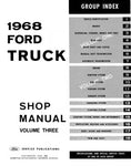 1968 Ford Truck Shop Manual (4 Vol)