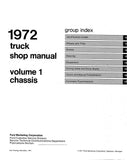 1972 Ford Truck Shop Manual (5 Vol)