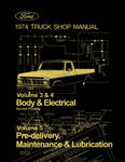 1974 Ford Truck Shop Manual - 5 Volumes