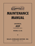 1945 - 1949 Jeep Willys CJ-2A Maintenance Manual