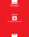 1989 Jeep Shop Manual (4 Volumes)