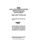 1989 Jeep Shop Manual (4 Volumes)