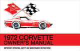 1972 Chevrolet Corvette Owners Manual