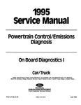 1995 Ford Car Truck Powertrain Control Emissions Diagnosis Service Manual OBD-I