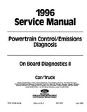 1996 Ford Car & Truck (7.0L & 7.3L Not Covered) Powertrain Control / Emissions Diagnosis Service Manual - OBD-II