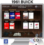 1961 Buick Shop Manuals, Sales Literature & Parts Books on CD