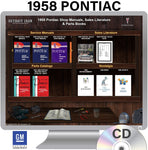 1958 Pontiac Shop Manuals, Parts Books & Sales Literature on CD