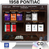 1958 Pontiac Shop Manuals, Parts Books & Sales Literature on CD