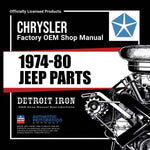 1974-1980 Jeep Parts Catalog F-74080 R2 on CD