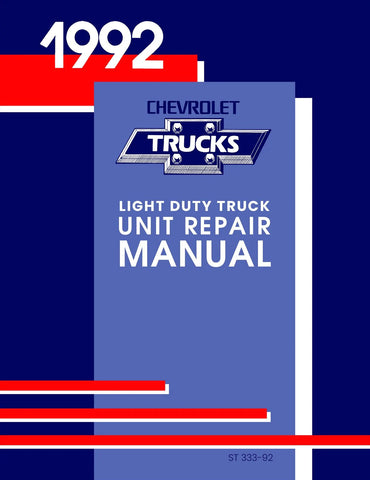 1992 Chevrolet LD Truck Unit Repair Manual