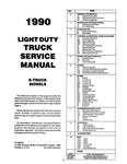 1990 Chevy S-10 Models Service Manual