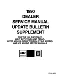 1990 Chevy S-10 Models Service Manual