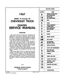 1967 Chevy Truck Chassis Service Manual - Series 10-60