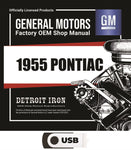 1955 Pontiac Shop Manuals, Sales Data & Parts Books on USB