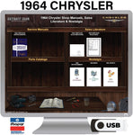 1964 Chrysler Shop Manuals and Sales Literature on USB